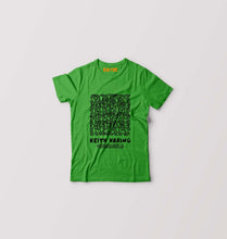 Load image into Gallery viewer, Keith Haring Kids T-Shirt for Boy/Girl-Flag Green-Ektarfa.online
