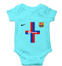 Load image into Gallery viewer, Barcelona 2022-23 Kids Romper For Baby Boy/Girl-0-5 Months(18 Inches)-Sky Blue-Ektarfa.online
