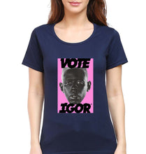 Load image into Gallery viewer, Igor T-Shirt for Women-Navy Blue-Ektarfa.online
