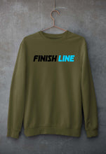 Load image into Gallery viewer, Finish Line Unisex Sweatshirt for Men/Women-Olive Green-Ektarfa.online
