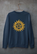 Load image into Gallery viewer, Supernatural Unisex Sweatshirt for Men/Women-S(40 Inches)-Navy Blue-Ektarfa.online
