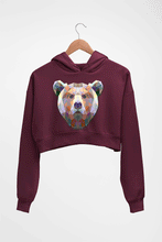 Load image into Gallery viewer, Bear Crop HOODIE FOR WOMEN
