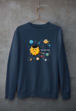 Load image into Gallery viewer, Solar System Unisex Sweatshirt for Men/Women-S(40 Inches)-Navy Blue-Ektarfa.online
