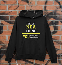 Load image into Gallery viewer, NDA Army Unisex Hoodie for Men/Women-Black-Ektarfa.online
