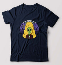 Load image into Gallery viewer, Alien T-Shirt for Men-Navy Blue-Ektarfa.online
