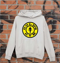 Load image into Gallery viewer, Gold&#39;s Gym Unisex Hoodie for Men/Women-S(40 Inches)-Grey Melange-Ektarfa.online
