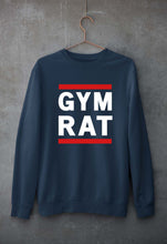 Load image into Gallery viewer, Gym Rat Unisex Sweatshirt for Men/Women-S(40 Inches)-Navy Blue-Ektarfa.online
