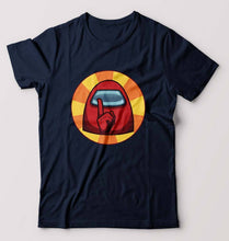 Load image into Gallery viewer, Among Us T-Shirt for Men-S(38 Inches)-Navy Blue-Ektarfa.online
