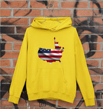 Load image into Gallery viewer, USA America Unisex Hoodie for Men/Women-S(40 Inches)-Mustard Yellow-Ektarfa.online
