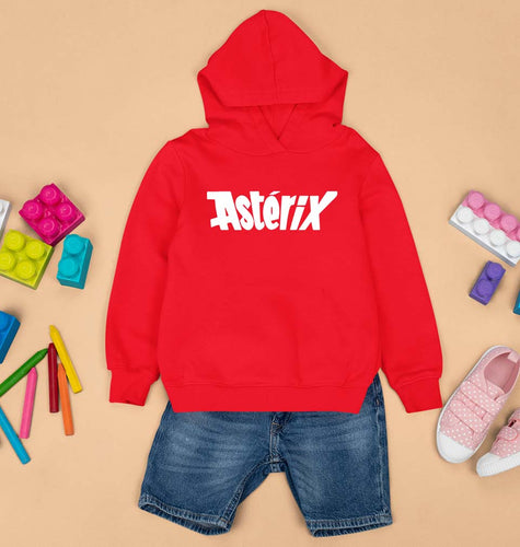 Asterix Kids Hoodie for Boy/Girl-RED-Ektarfa.online