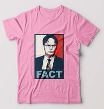 Load image into Gallery viewer, Dwight Schrute T-Shirt for Men-Light Baby Pink-Ektarfa.online
