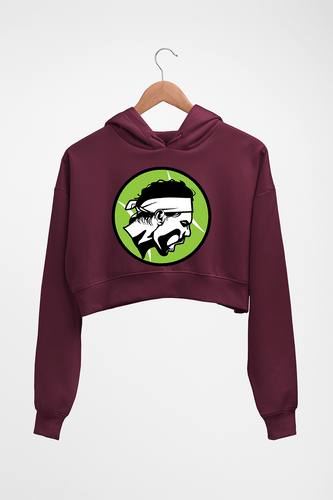 Rafael Nadal (RAFA) Crop HOODIE FOR WOMEN-Maroon-Ektarfa.online