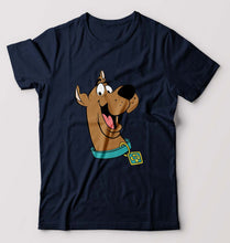 Load image into Gallery viewer, Scooby Doo T-Shirt for Men-S(38 Inches)-Navy Blue-Ektarfa.online
