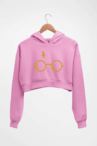 Harry Potter Crop HOODIE FOR WOMEN-Light Baby Pink-Ektarfa.online