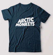Load image into Gallery viewer, Arctic Monkeys T-Shirt for Men-S(38 Inches)-Petrol Blue-Ektarfa.online
