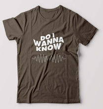 Load image into Gallery viewer, Arctic Monkeys T-Shirt for Men-S(38 Inches)-Olive Green-Ektarfa.online
