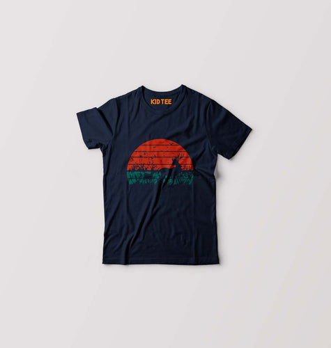 Copy of Deer Kids T-Shirt for Boy/Girl-Navy Blue-Ektarfa.online