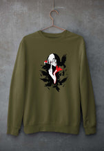 Load image into Gallery viewer, Itachi Uchiha Unisex Sweatshirt for Men/Women-S(40 Inches)-Olive Green-Ektarfa.online
