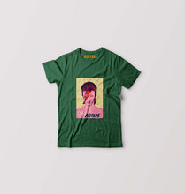 Load image into Gallery viewer, David Bowie Kids T-Shirt for Boy/Girl-Dark Green-Ektarfa.online
