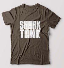 Load image into Gallery viewer, Shark Tank T-Shirt for Men-Olive Green-Ektarfa.online
