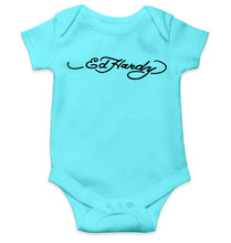 Load image into Gallery viewer, Ed Hardy Kids Romper For Baby Boy/Girl-0-5 Months(18 Inches)-Sky Blue-Ektarfa.online
