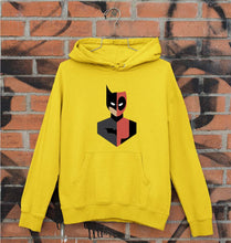 Load image into Gallery viewer, Deadpool &amp; Batman Unisex Hoodie for Men/Women-Mustard Yellow-Ektarfa.online
