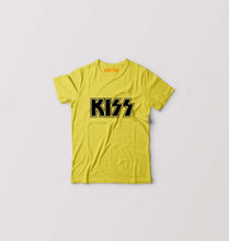 Load image into Gallery viewer, Kiss Rock Band Kids T-Shirt for Boy/Girl-Yellow-Ektarfa.online
