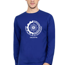 Load image into Gallery viewer, IIM Calcutta Full Sleeves T-Shirt for Men-S(38 Inches)-Royal Blue-Ektarfa.online
