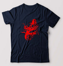Load image into Gallery viewer, Hanuman Ji (God) T-Shirt for Men-Navy Blue-Ektarfa.online
