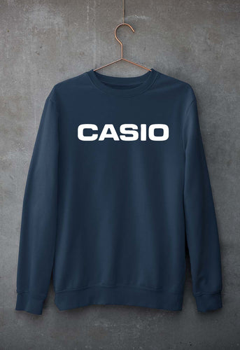 Casio Unisex Sweatshirt for Men/Women-Navy Blue-Ektarfa.online