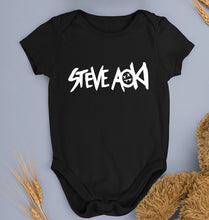 Load image into Gallery viewer, Steve Aoki Kids Romper For Baby Boy/Girl-0-5 Months(18 Inches)-Black-Ektarfa.online
