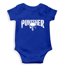 Load image into Gallery viewer, Punisher Kids Romper For Baby Boy/Girl-0-5 Months(18 Inches)-Royal Blue-Ektarfa.online
