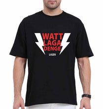 Load image into Gallery viewer, Liger Vijay Devarakonda (waat laga denge) Oversized T-Shirt for Men-Black-Ektarfa.online
