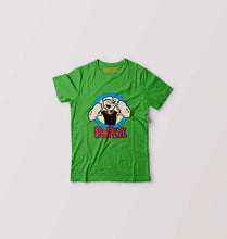 Load image into Gallery viewer, POPEYE Kids T-Shirt for Boy/Girl-Flag Green-Ektarfa.online
