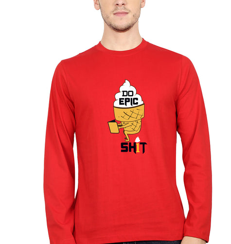 Shit Full Sleeves T-Shirt for Men-Red-Ektarfa.online