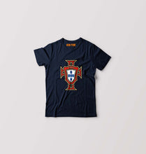 Load image into Gallery viewer, Portugal Football Kids T-Shirt for Boy/Girl-0-1 Year(20 Inches)-Navy Blue-Ektarfa.online
