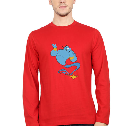 Aladdin Genie(Jinn) Full Sleeves T-Shirt for Men-Red-Ektarfa.online