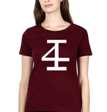 Load image into Gallery viewer, 4Invictus T-Shirt for Women-XS(32 Inches)-Maroon-Ektarfa.online
