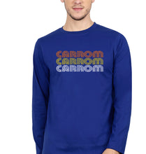 Load image into Gallery viewer, Carrom Full Sleeves T-Shirt for Men-Royal blue-Ektarfa.online
