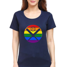 Load image into Gallery viewer, Baseball T-Shirt for Women-Navy Blue-Ektarfa.online
