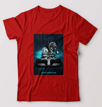 Load image into Gallery viewer, Lewis Hamilton F1 T-Shirt for Men-S(38 Inches)-Red-Ektarfa.online
