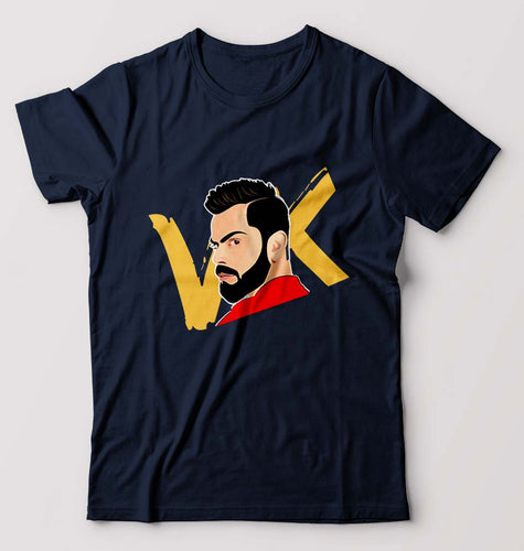 Virat Kohli T-Shirt for Men-Navy Blue-Ektarfa.online