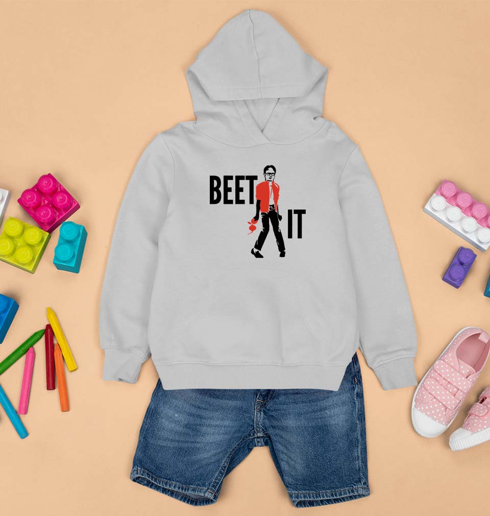 Dwight Schrute Kids Hoodie for Boy/Girl-Grey-Ektarfa.online