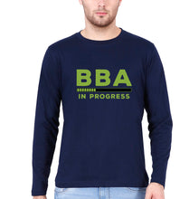 Load image into Gallery viewer, BBA Full Sleeves T-Shirt for Men-Navy Blue-Ektarfa.online
