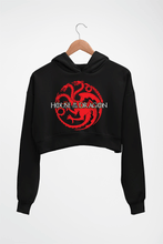 Load image into Gallery viewer, House of the Dragon Crop HOODIE FOR WOMEN
