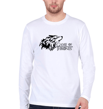 Load image into Gallery viewer, GOT Game Of Thrones Winter Coming Full Sleeves T-Shirt for Men-White-Ektarfa.online
