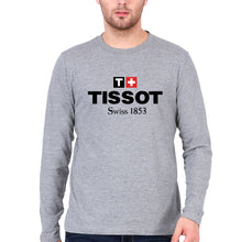 Load image into Gallery viewer, Tissot Full Sleeves T-Shirt for Men-Grey Melange-Ektarfa.online
