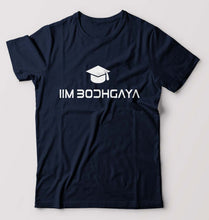 Load image into Gallery viewer, IIM BodhGaya T-Shirt for Men-S(38 Inches)-Navy Blue-Ektarfa.online
