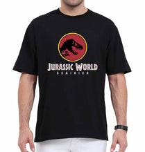 Load image into Gallery viewer, Jurassic World Oversized T-Shirt for Men-Black-Ektarfa.online
