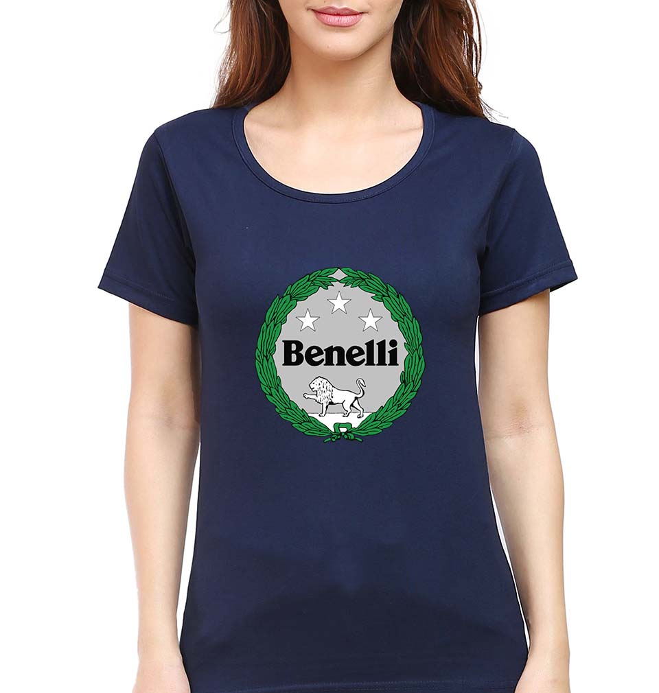 Benelli T-Shirt for Women-Navy Blue-Ektarfa.online
